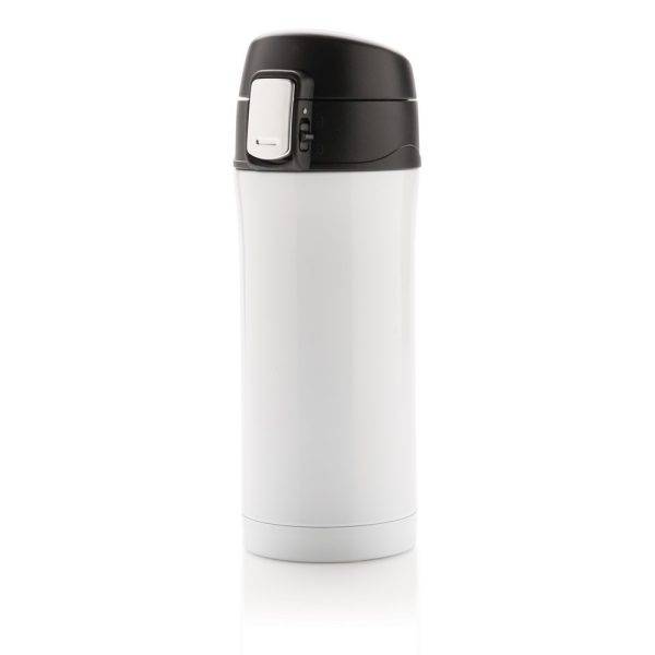 Mug 300ml EASY LOCK en acier inoxydable recyclé RCS personnalisable – réf. P435.063
