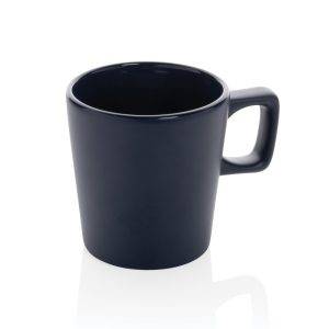 Mug 300ml en céramique au design moderne bleu personnalisable