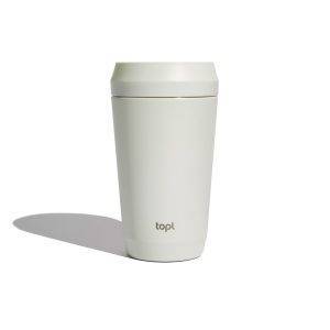 Mug 354 ml avec couvercle 360 en acier recyclé Topl personnalisable – réf. VTO01-16
