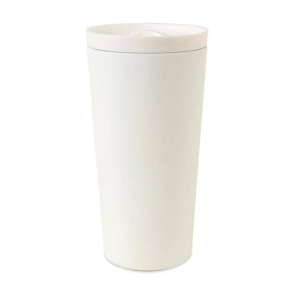 Mug 500ml en acier recyclé RCS Aviana Rowan white personnalisable