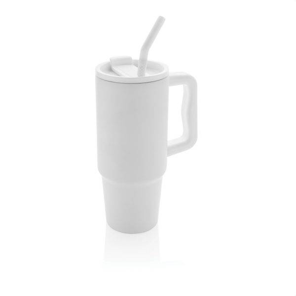 Mug 900ml en acier inoxydable recyclé Embrace RCS personnalisable – réf. P437.3003
