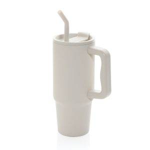 Mug 900ml en acier inoxydable recyclé Embrace RCS personnalisable – réf. P437.3019