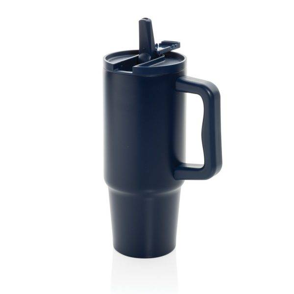 Mug 900ml étanche en acier inoxydable recyclé RCS personnalisable – réf. P437.3425