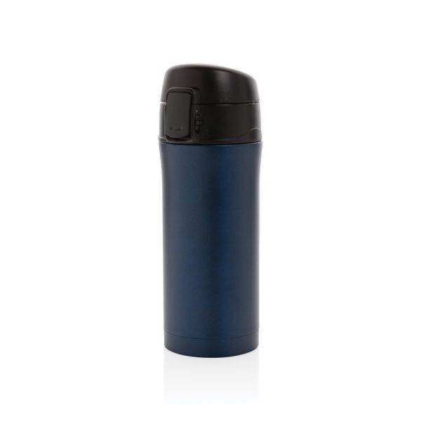 Mug à verrouillage facile métallique mat bleu personnalisable