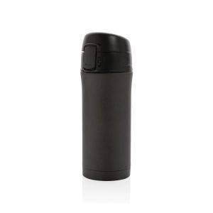 Mug à verrouillage facile métallique mat noir personnalisable