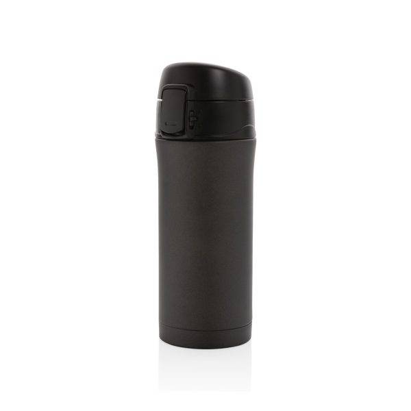 Mug à verrouillage facile métallique mat noir personnalisable