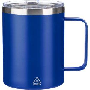 Mug de voyage 300 ml bleu clair personnalisable avec logo