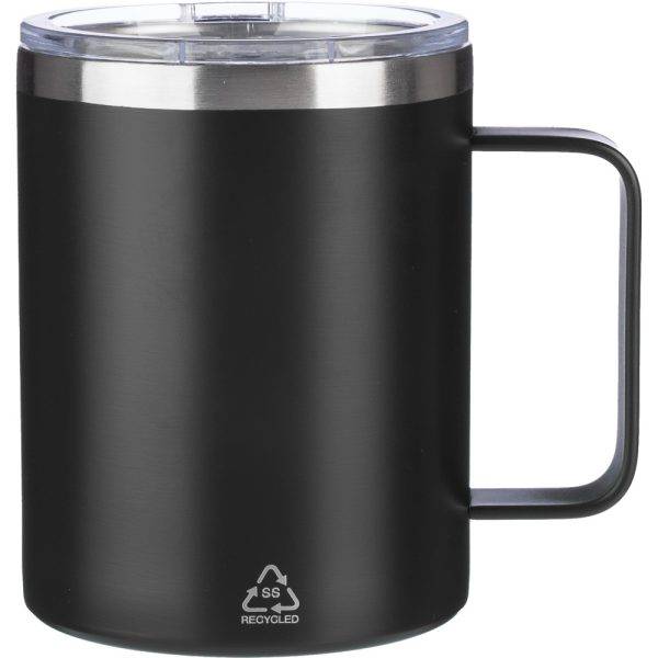 Mug de voyage 300 ml noir personnalisable avec logo