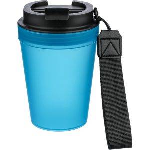 Mug de voyage 350 m bleu clair personnalisable avec logo
