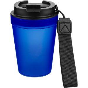 Mug de voyage 350 m bleu marine personnalisable avec logo