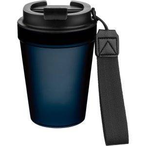 Mug de voyage 350 m bleu personnalisable avec logo