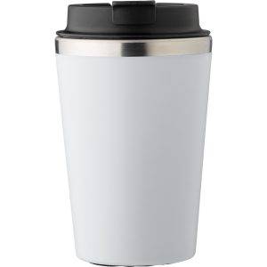 Mug de voyage 350 ml blanc personnalisable avec logo