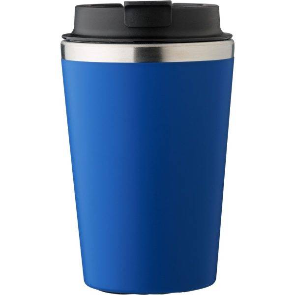 Mug de voyage 350 ml bleu fonce personnalisable avec logo