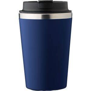 Mug de voyage 350 ml bleu marine personnalisable avec logo – réf. V2233-04