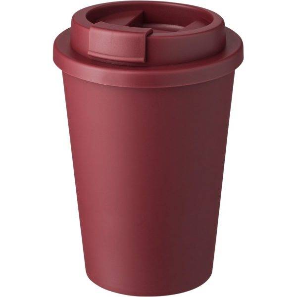 Mug de voyage 350 ml bordeaux personnalisable avec logo