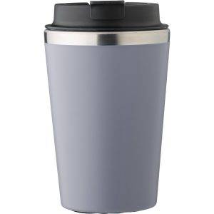 Mug de voyage 350 ml gris personnalisable avec logo – réf. V2233-19