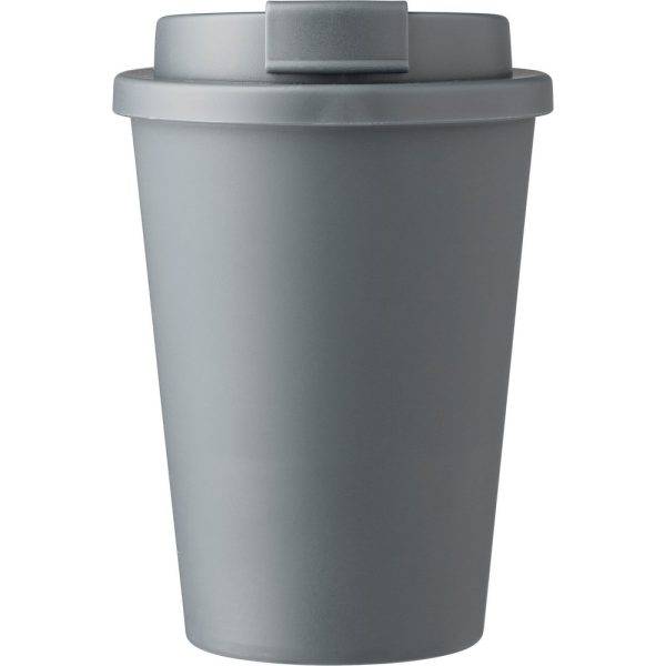 Mug de voyage 350 ml gris personnalisable avec logo