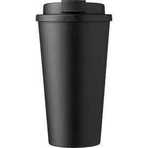 Mug de voyage 475 ml noir personnalisable avec logo