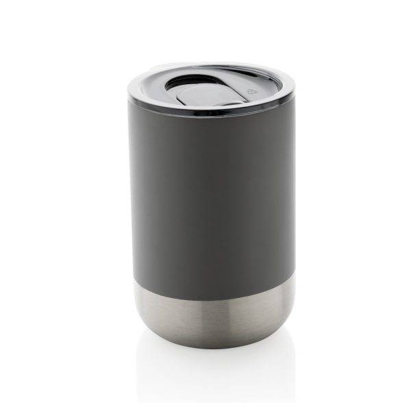 Mug en acier inoxydable recyclé RCS gris personnalisable avec logo