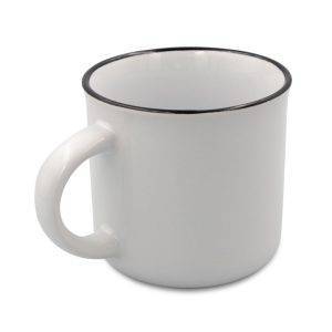 Mug en céramique 280 ml Lini blanc personnalisable avec logo
