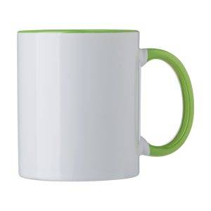 Mug en céramique 300 ml vert claire personnalisable avec logo
