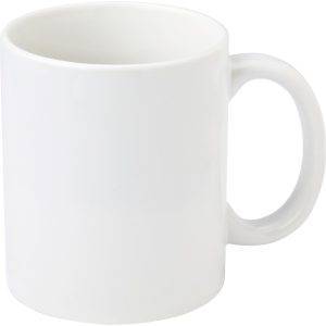 Mug en céramique 325 ml blanc personnalisable avec logo
