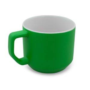 Mug en céramique 330 ml Everika vert personnalisable avec logo