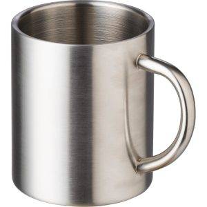 Mug en métal 250 ml argent personnalisable avec logo