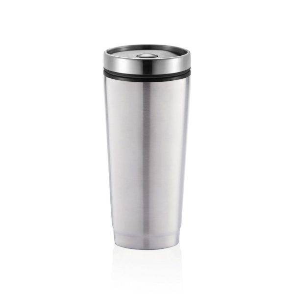 Mug étanche argent personnalisable avec logo