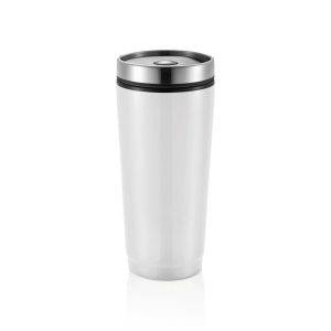 Mug étanche blanc personnalisable avec logo
