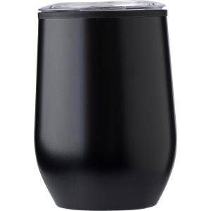 Mug isotherme 300 ml noir personnalisable avec logo