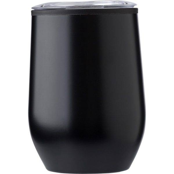 Mug isotherme 300 ml noir personnalisable avec logo