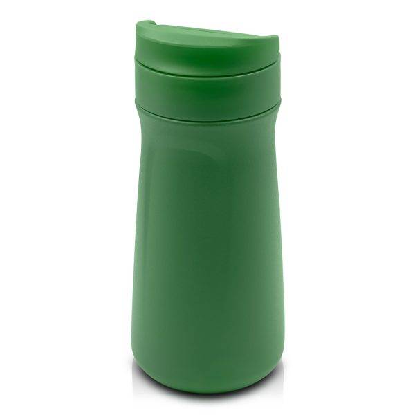 Mug isotherme 450 ml Air Gifts | Zesha vert personnalisable avec logo