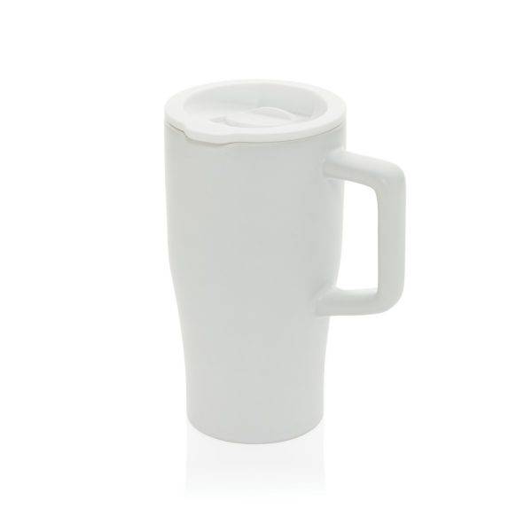 Mug quencher 490ml en céramique white personnalisable avec logo