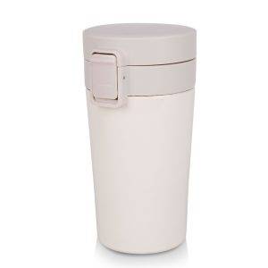 Mug thermique 300 ml avec infuseur | Laura beige personnalisable