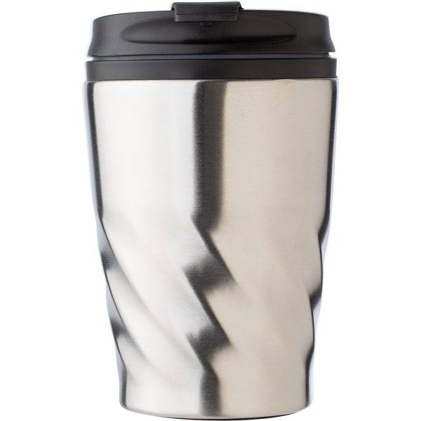 Mug thermique 325 ml argent personnalisable avec logo