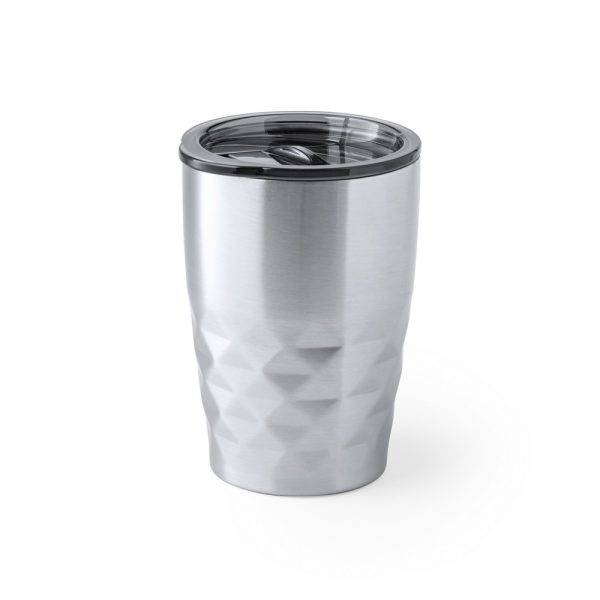 Mug thermique 350 ml argent personnalisable avec logo
