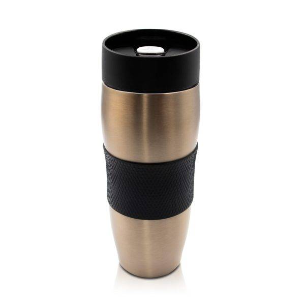 Mug thermique 375 ml de Air Gifts, double paroi brun personnalisable