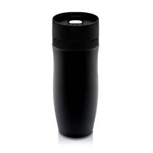 Mug thermique 375 ml de Air Gifts, double paroi noir personnalisable