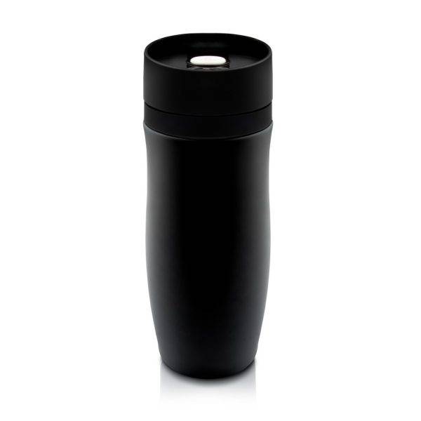 Mug thermique 375 ml de Air Gifts, double paroi noir personnalisable