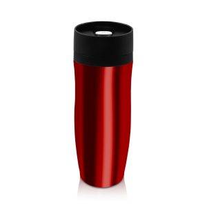 Mug thermique 375 ml de Air Gifts, double paroi rouge personnalisable