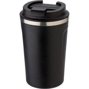 Mug thermique 380 ml noir personnalisable avec logo
