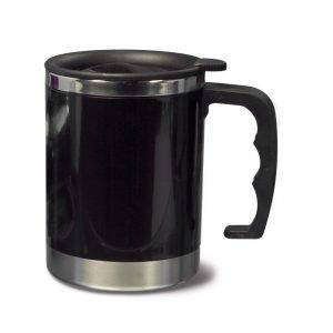 Mug thermique 400 ml, à double paroi, intérieur noir personnalisable