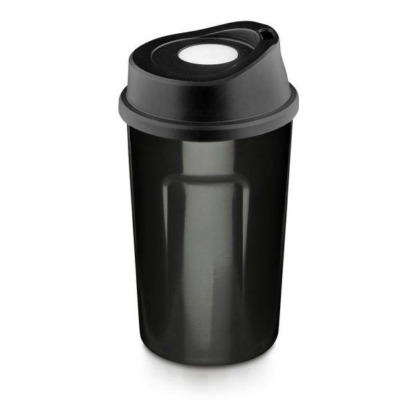 Mug thermique 400 ml Air Gifts | Susan noir personnalisable avec logo