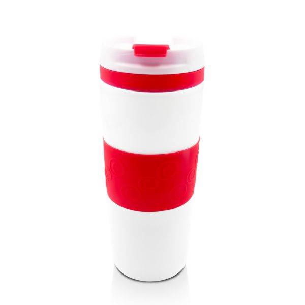 Mug thermique 400 ml Air Gifts | Thomas rouge personnalisable
