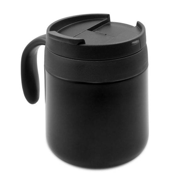 Mug thermique 400 ml avec poignée | Wyatt noir personnalisable