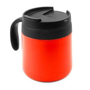 Mug thermique 400 ml avec poignée Wyatt rouge personnalisable