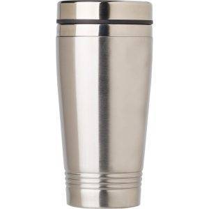 Mug thermique 450 ml argent personnalisable avec logo