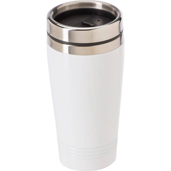 Mug thermique 450 ml blanc personnalisable avec logo