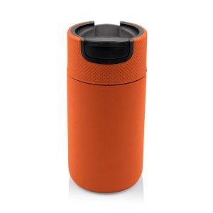 Mug thermique de 400 ml Air Gifts, double paroi orange personnalisable